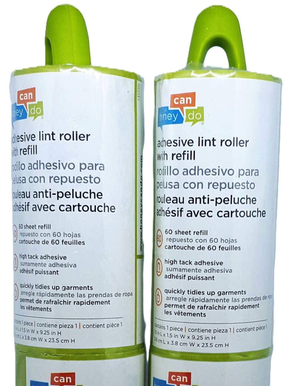 2 New Lint Rollers w/Refills 240 Adhesive Sheets Pet Hair Clothing Disposable